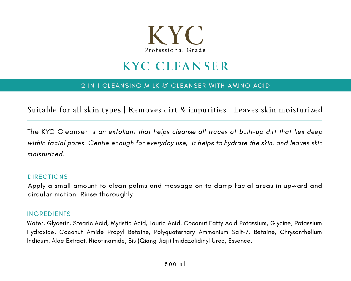 2 in 1 Amino Acid Facial Cleanser (500ml)