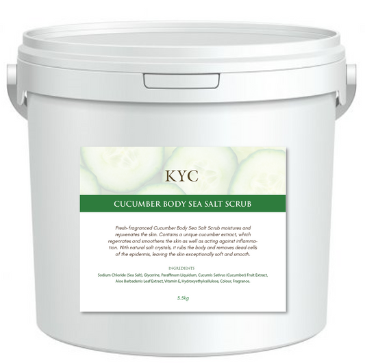 Cucumber Body Sea Salt Scrub