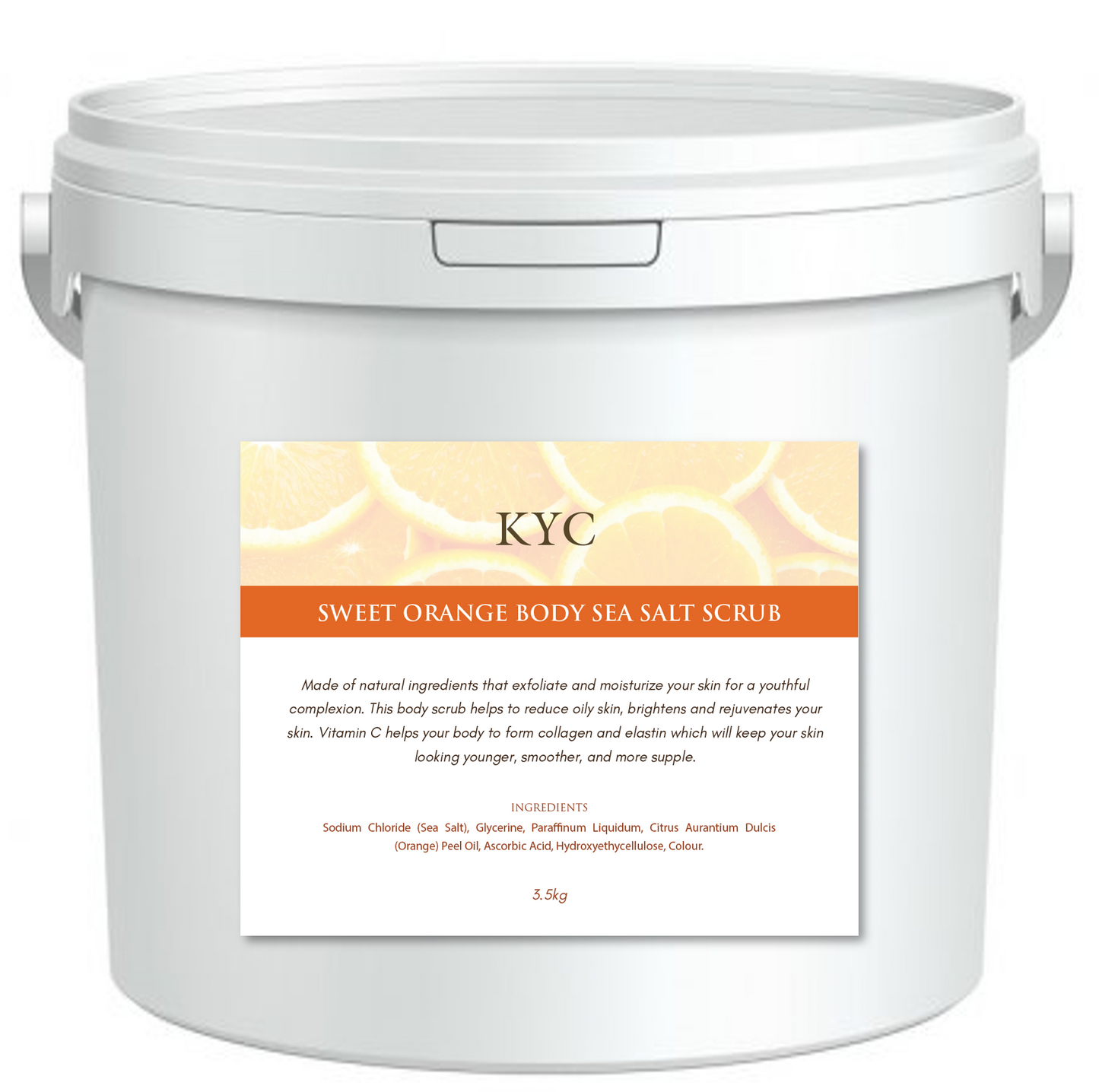 Orange Body Sea Salt Scrub