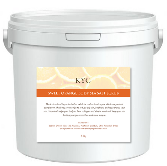 Orange Body Sea Salt Scrub