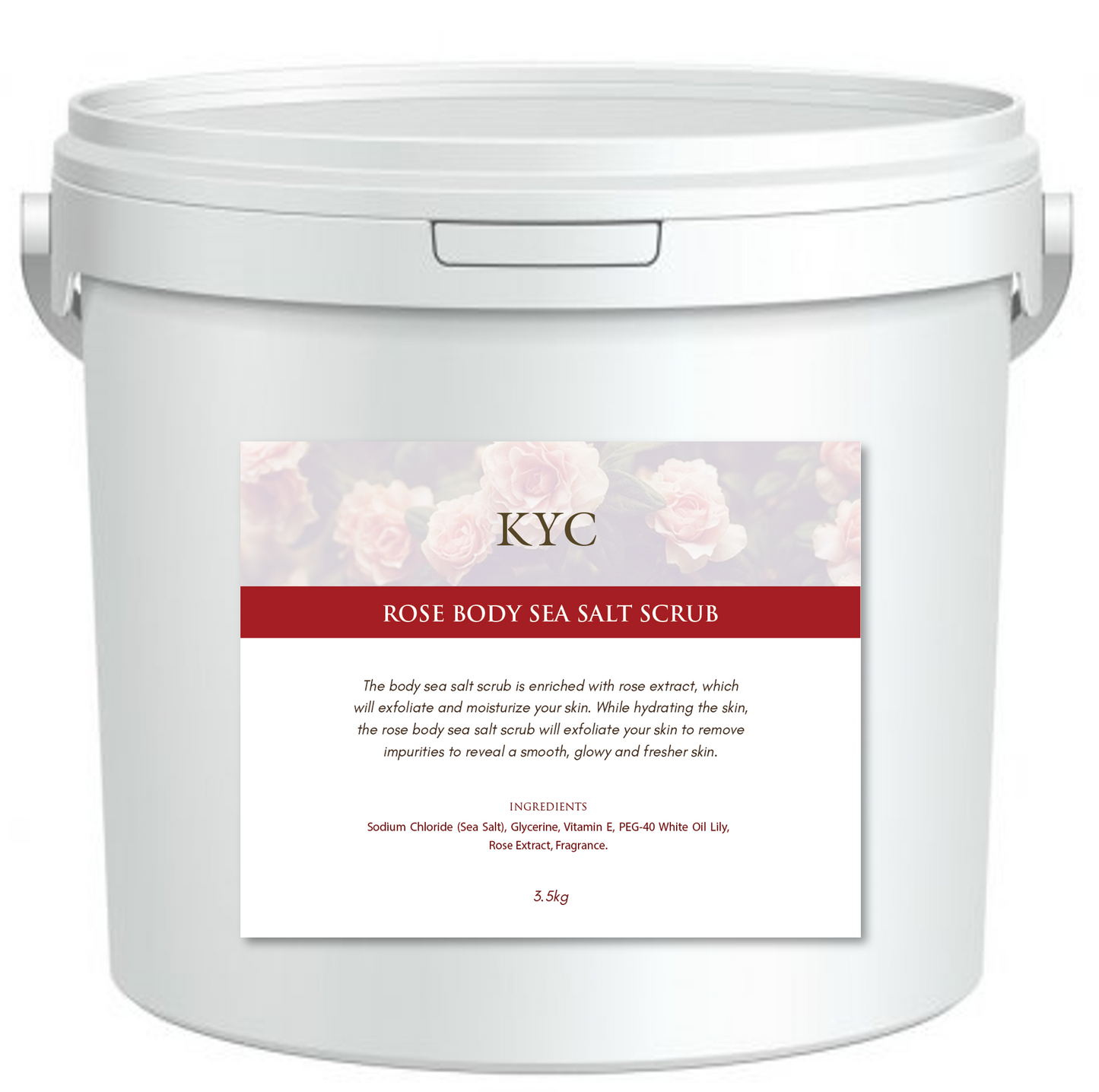 Rose Body Sea Salt Scrub