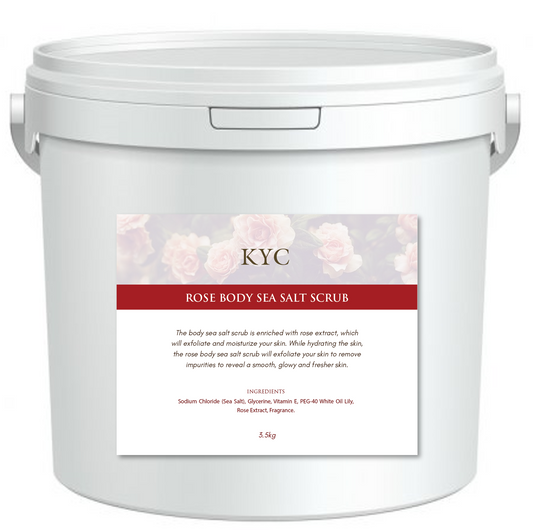 Rose Body Sea Salt Scrub