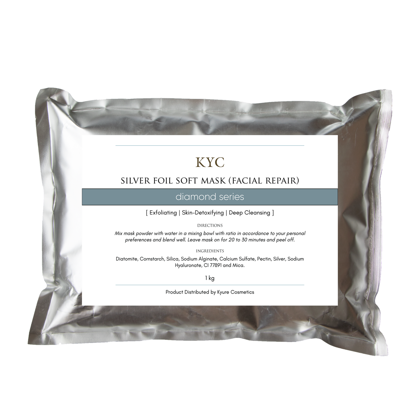 Silver Foil Soft Mask | Diamond Series